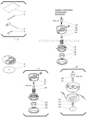 Part Location Diagram of UN32-7L Shindaiwa Trimmer Head Assembly