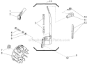 Flywheel Diagram and Parts List for T230X 2000303 and Up Shindaiwa Trimmer
