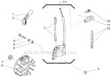 Flywheel Diagram and Parts List for T230 2000303 and Up Shindaiwa Trimmer