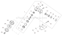 Page K Diagram and Parts List for T242X EPA2 Shindaiwa Trimmer