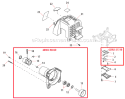 Page B Diagram and Parts List for T2500X  Shindaiwa Trimmer