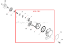 Page E Diagram and Parts List for T2500X  Shindaiwa Trimmer