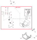 Page G Diagram and Parts List for T2500X  Shindaiwa Trimmer