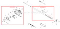 Page H Diagram and Parts List for T2500X  Shindaiwa Trimmer