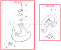 Page J Diagram and Parts List for T2500  Shindaiwa Trimmer
