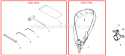 Page K Diagram and Parts List for T2500  Shindaiwa Trimmer