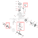 Page C Diagram and Parts List for T2500  Shindaiwa Trimmer