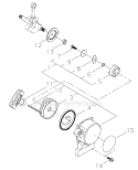 Page E Diagram and Parts List for T2510X  Shindaiwa Trimmer