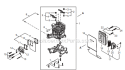 Page A Diagram and Parts List for T254 T10212001001 - T10212999999 Shindaiwa Trimmer