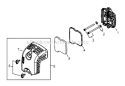 Page J Diagram and Parts List for T254 T10212001001 - T10212999999 Shindaiwa Trimmer