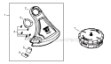 Page O Diagram and Parts List for T254 T10311001001 - T10311999999 Shindaiwa Trimmer