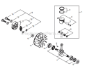 Page C Diagram and Parts List for T254 T10311001001 - T10311999999 Shindaiwa Trimmer
