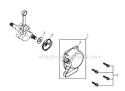 Page G Diagram and Parts List for T254 T10311001001 - T10311999999 Shindaiwa Trimmer
