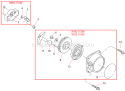 Page F Diagram and Parts List for T260  Shindaiwa Trimmer