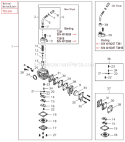 Page H Diagram and Parts List for T261B  Shindaiwa Trimmer