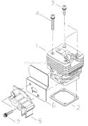 Page A Diagram and Parts List for T261  Shindaiwa Trimmer