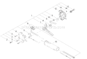 Page M Diagram and Parts List for T261  Shindaiwa Trimmer