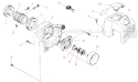 Fan Cover Diagram and Parts List for T270  Shindaiwa Trimmer