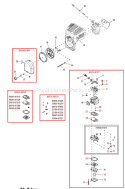Page G Diagram and Parts List for T272X  Shindaiwa Trimmer