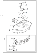 Page M Diagram and Parts List for T282X  Shindaiwa Trimmer
