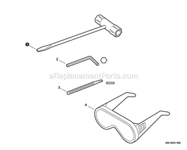 Page R Diagram and Parts List for T282 T09612001001 - T09612999999 Shindaiwa Trimmer