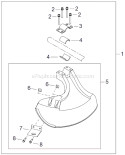 Page M Diagram and Parts List for T282  Shindaiwa Trimmer
