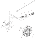 Page E Diagram and Parts List for T282  Shindaiwa Trimmer