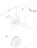 Page D Diagram and Parts List for T3410X  Shindaiwa Trimmer