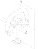 Page J Diagram and Parts List for T3410  Shindaiwa Trimmer