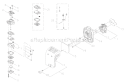 Page F Diagram and Parts List for T3410  Shindaiwa Trimmer