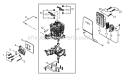 Page A Diagram and Parts List for T344 T14712001001 - T14712999999 Shindaiwa Trimmer