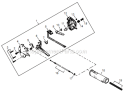 Page M Diagram and Parts List for T344 T14712001001 - T14712999999 Shindaiwa Trimmer