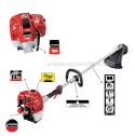 Page Q Diagram and Parts List for T344 T14712001001 - T14712999999 Shindaiwa Trimmer