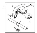 Page L Diagram and Parts List for T344 T14811001001 - T14811999999 Shindaiwa Trimmer