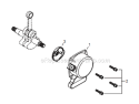 Page G Diagram and Parts List for T344 T14811001001 - T14811999999 Shindaiwa Trimmer