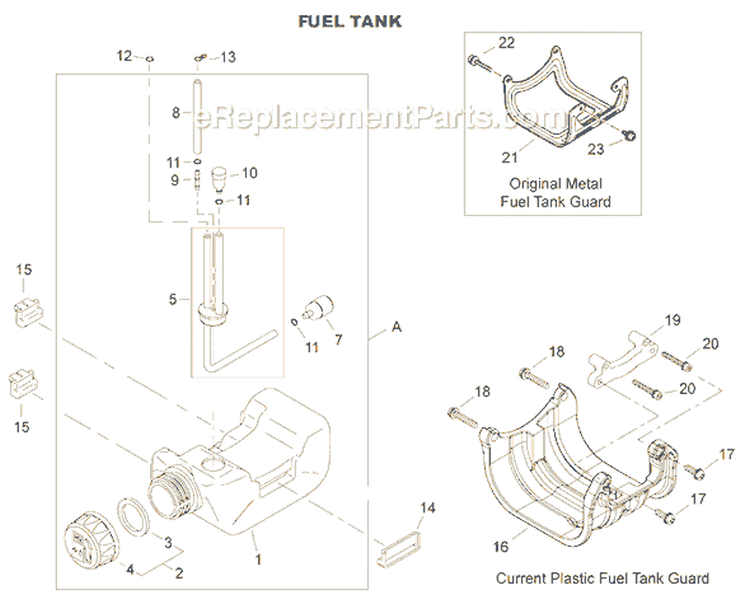 Page H Diagram and Parts List for T220  Shindaiwa Trimmer