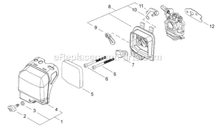 Page I Diagram and Parts List for T222  Shindaiwa Trimmer