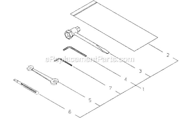 Page K Diagram and Parts List for T231B  Shindaiwa Trimmer