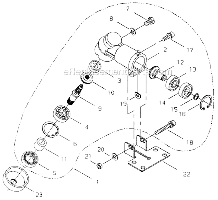 Page H Diagram and Parts List for T231B  Shindaiwa Trimmer