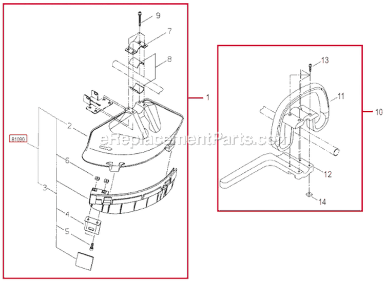 Page J Diagram and Parts List for T231X  Shindaiwa Trimmer