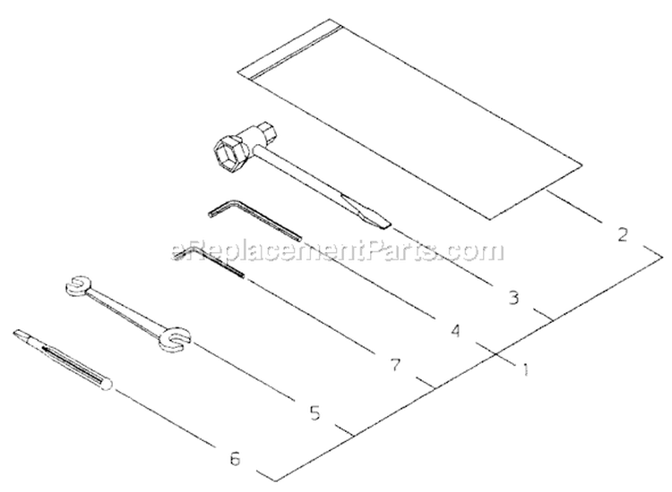 Page K Diagram and Parts List for T231X  Shindaiwa Trimmer