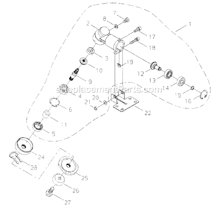 Page H Diagram and Parts List for T231X  Shindaiwa Trimmer