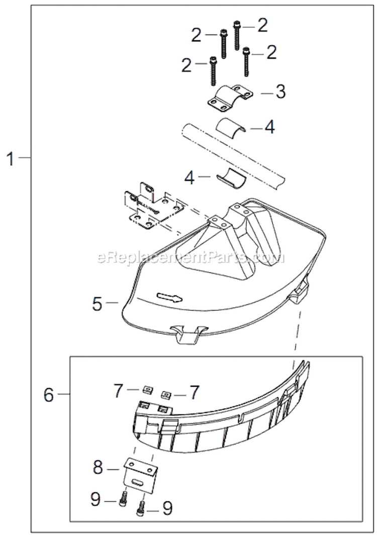 Page L Diagram and Parts List for T242X EPA2 Shindaiwa Trimmer