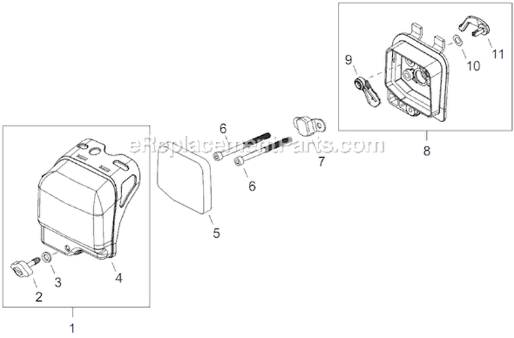 Page H Diagram and Parts List for T242X EPA2 Shindaiwa Trimmer