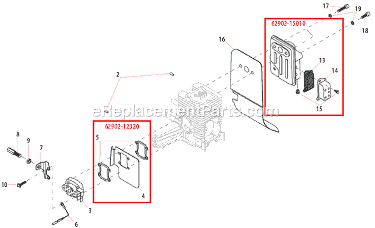 Page A Diagram and Parts List for T2500  Shindaiwa Trimmer