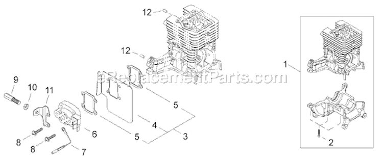 Page A Diagram and Parts List for T2510  Shindaiwa Trimmer