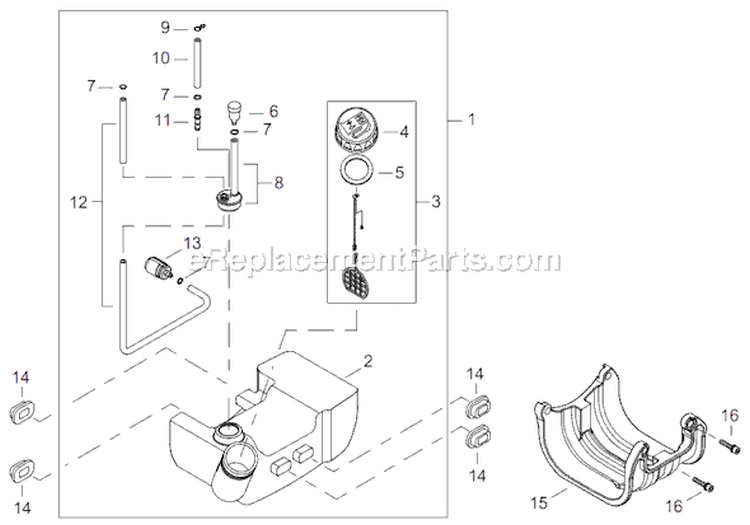 Page I Diagram and Parts List for T2510  Shindaiwa Trimmer