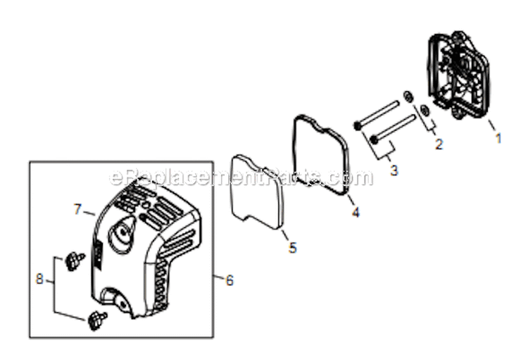 Page J Diagram and Parts List for T254 T10212001001 - T10212999999 Shindaiwa Trimmer