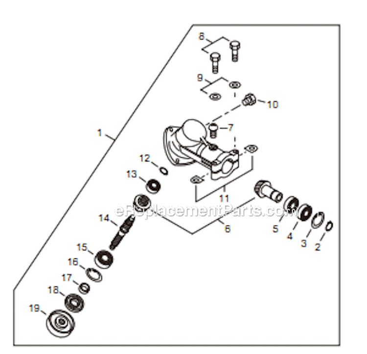 Page N Diagram and Parts List for T254 T10212001001 - T10212999999 Shindaiwa Trimmer