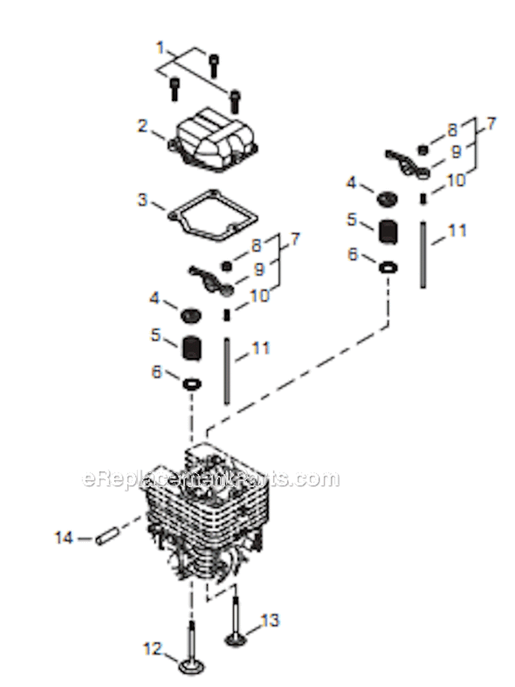 Page D Diagram and Parts List for T254 T10212001001 - T10212999999 Shindaiwa Trimmer